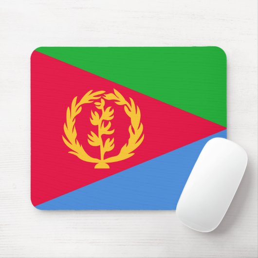 Patriottische Eritrese vlag Muismat (Met muis)