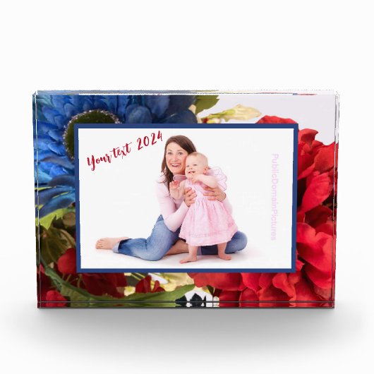 Patriottische familie fotoblok (Voorkant)