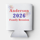 Patriottische familiereünie blikjeskoeler (Achterkant)