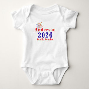 Patriottische familiereünie romper