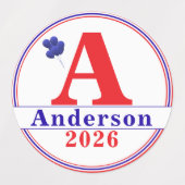 Patriottische familiereünie Stickers (Design 2)