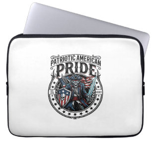 Patriottische Fantoom Patriottische Horror Monster Laptop Sleeve