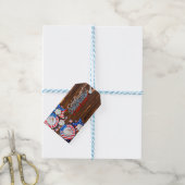 Patriottische feestdag cadeaulabel (Met Touw)