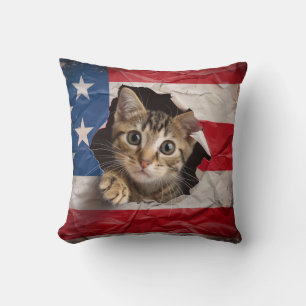 Patriottische feestdag kussen