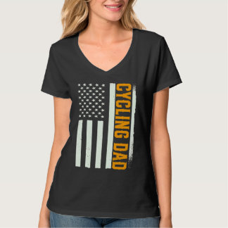 Patriottische Fiets Wielrenner Fietser Fietsen Cyc T-shirt