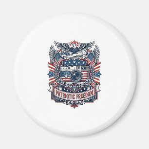 Patriottische Film Cameravorstander Vector Grafisc Magneet