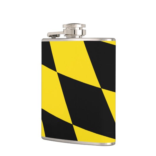 Patriottische fles met vlag van München Heupfles (Links)