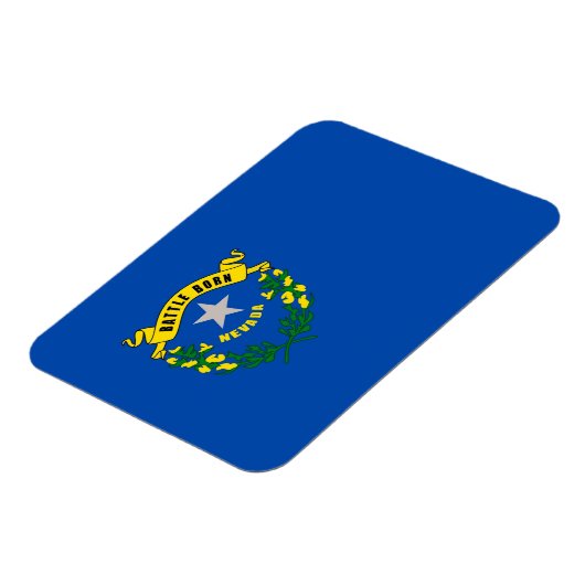 Patriottische flexibele magneet met Nevada vlag (Linkerzijde)