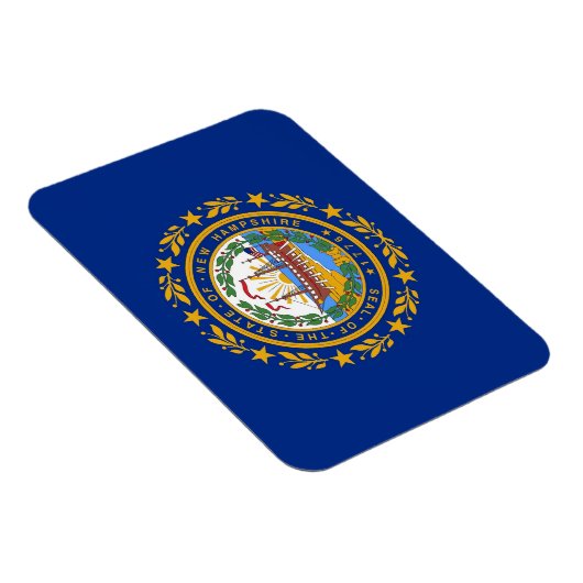 Patriottische flexibele magneet met New Hampshire (Rechterzijde)