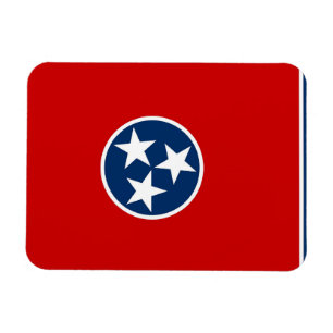 Patriottische flexibele magneet met Tennessee vlag