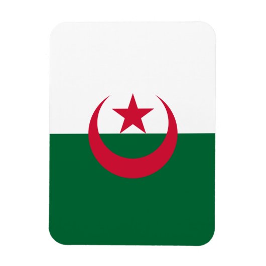 Patriottische flexibele magneet met vlag van Alger (Verticaal)