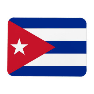 Patriottische flexibele magneet met vlag van Cuba