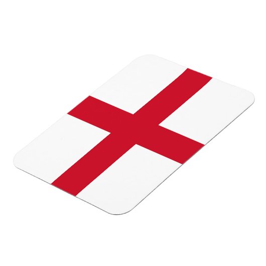 Patriottische flexibele magneet met vlag van Engel (Linkerzijde)