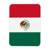 Patriottische flexibele magneet met vlag van Mexic (Verticaal)