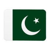 Patriottische flexibele magneet met vlag van Pakis (Horizontaal)