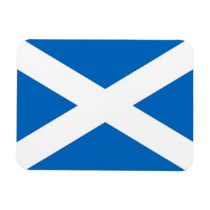 Patriottische flexibele magneet met vlag van Schot