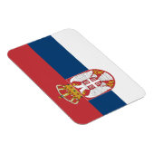 Patriottische flexibele magneet met vlag van Servi (Rechterzijde)