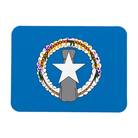 Patriottische flexibele magneet Noordelijke Mariaa (Horizontaal)