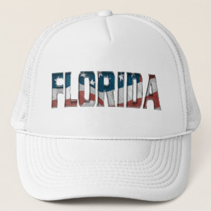 Patriottische Florida op Amerikaanse vlag - Pet