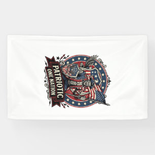 Patriottische Frankenstein Vrijheid Bruut Horror M Spandoek