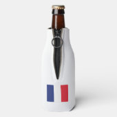 Patriottische Franse vlag BASTILLE DAG Flesjeskoeler (Fles Achterkant)