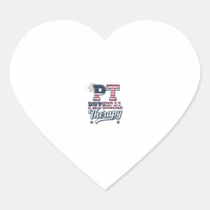Patriottische Fysiotherapie Vintage PT T-shirt Ont Hart Sticker