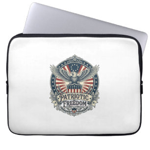 Patriottische Geboortejaar Serie Vector Grafische  Laptop Sleeve