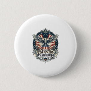 Patriottische Geboortejaar Serie Vector Grafische  Ronde Button 5,7 Cm