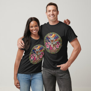 Patriottische Georgische staatssymbolen T-shirt