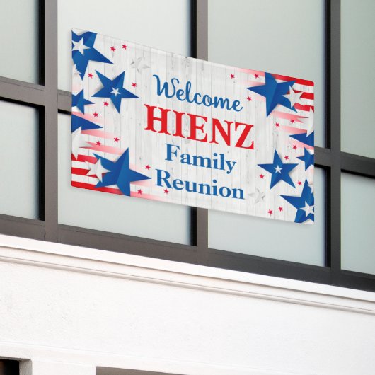 patriottische gezinshereniging spandoek (Buitenkant Gebouw)