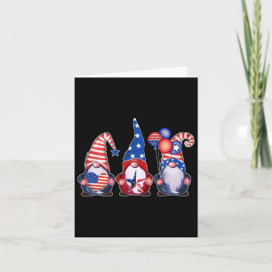 Patriottische Gnome 4 juli Onafhankelijkheidsdag V Kaart
