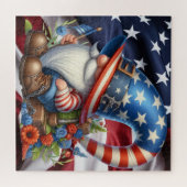 Patriottische gnoom puzzel (Horizontaal)
