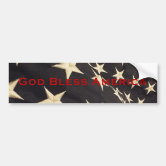 Patriottische "God zegene Amerika"-Bumpersticker Bumpersticker