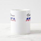 Patriottische God zegene Amerika Extra Grote Beker (Voorkant)