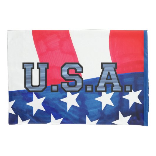 Patriottische "God zegene..." Kussensloop (Voorkant)