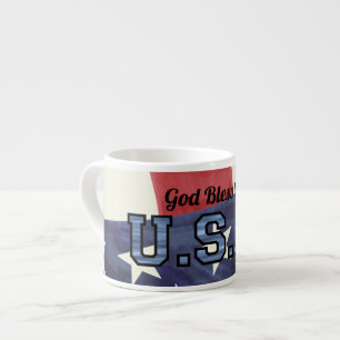 Patriottische "God zegene..." Super grote Mok
