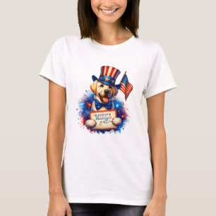 Patriottische Golden Labrador 'Merica Y'all T-shirt