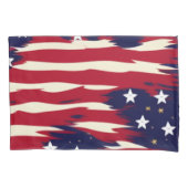 Patriottische golven kussensloop (Voorkant-Links)