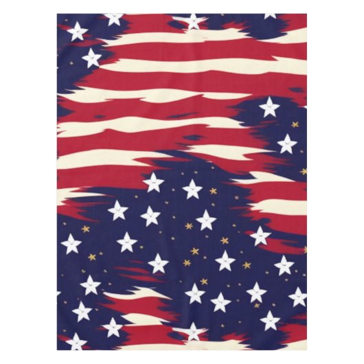Patriottische golven tafelkleed (Voorkant)