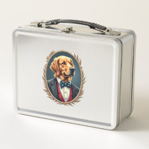 Patriottische Gouden Retriever Portret Vintage T-s