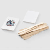 Patriottische Great Lakes Pride Vector Grafische T Handwaaier (Niet-gemonteerd)
