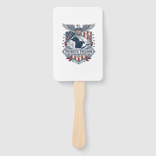 Patriottische Great Lakes Pride Vector Grafische T Handwaaier (Voorkant)