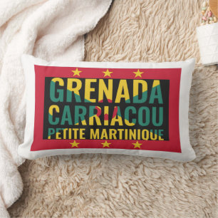 Patriottische GRENADA Vlag Kussen