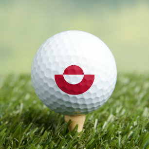 Patriottische Groenland Golfbal, Groenland Vlag Golfballen