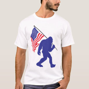 Patriottische Grote Voet T-shirt