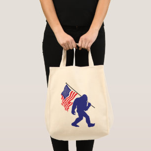 Patriottische Grote Voet Tote Bag