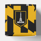 Patriottische gunst box met vlag van Baltimore Bedankdoosjes (Bovenkant)