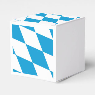 Patriottische gunst box met vlag van Beieren Bedankdoosjes