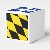 Patriottische gunstbox met vlag van München Bedankdoosjes (Voorkant Zijde)