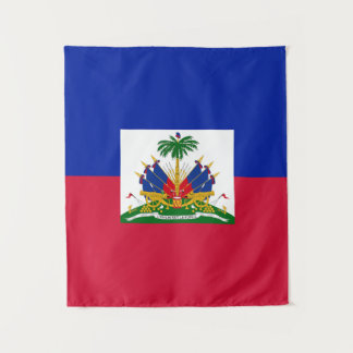 Patriottische Haïtiaanse Vlag Muur Wandkleed